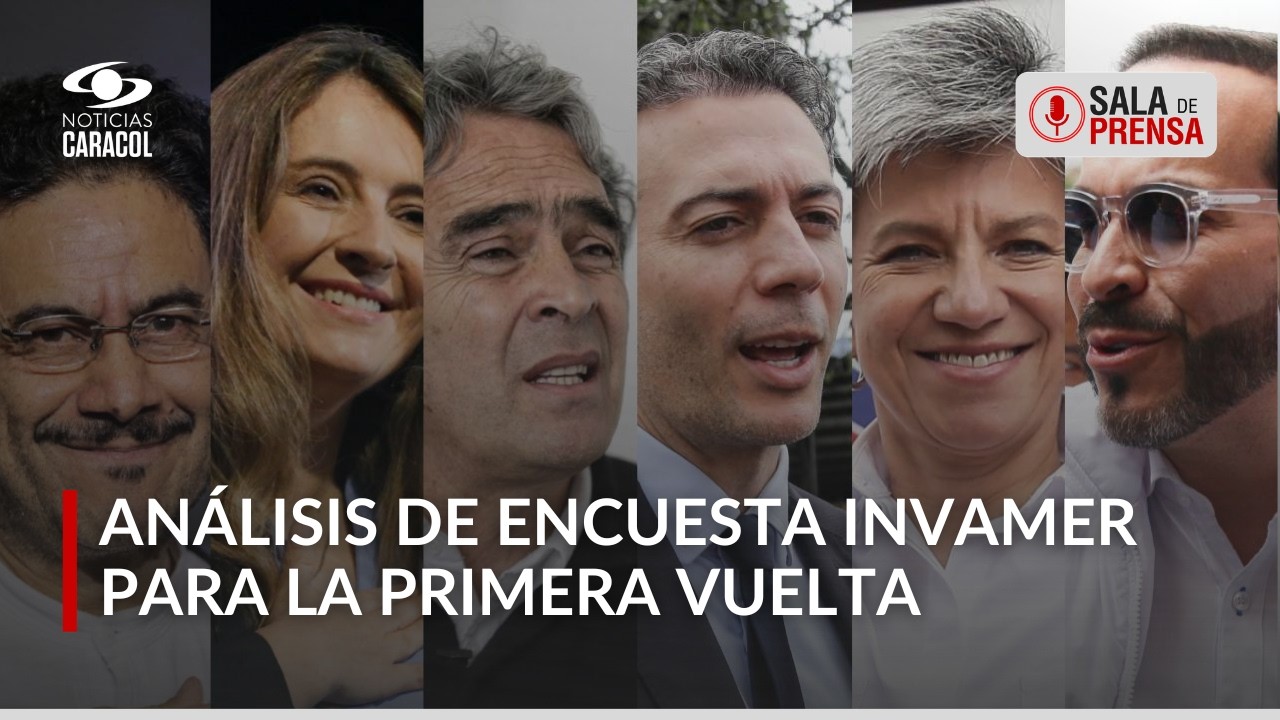 Así va la campaña presidencial tras resultados de encuesta Invamer Colombia Opina