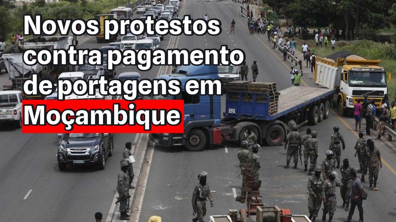 MANIFESTAÇÃO EM MAPUTO DEVIDO AO PAGAMENTO PORTAGEM