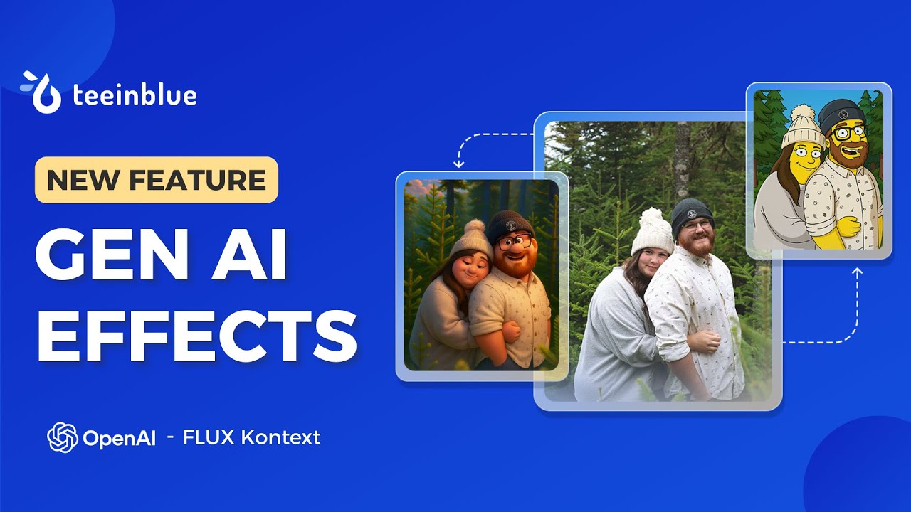 GEN AI EFFECTS - Transform customer's photo with AI - Newest POD trend