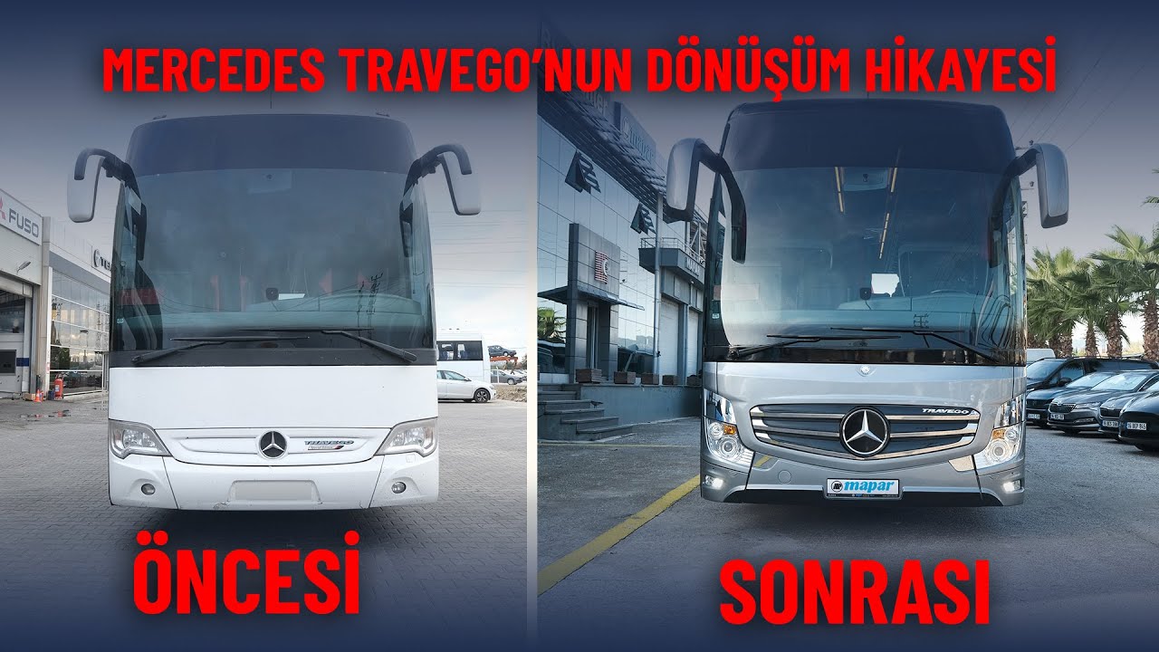 Mercedes Travego'nun Dönüşüm Hikayesi #mapar #otobüs #mercedes