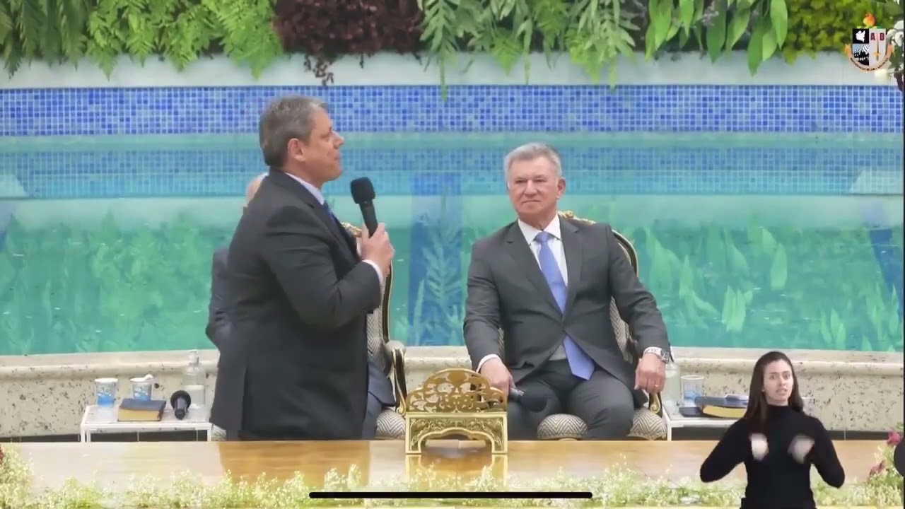 Aniversário do nosso Pr José Wellington Bezerra da Costa. Palavras sábias do Governador Tarcísio#1k