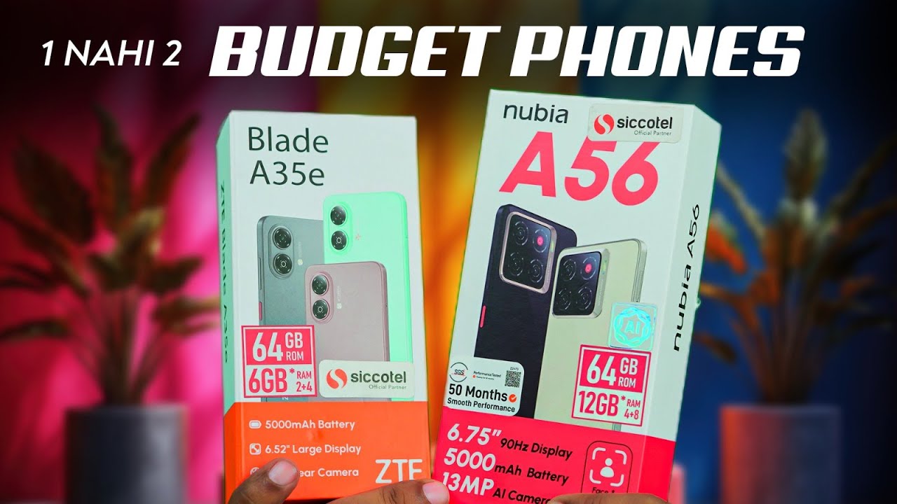 ZTE Launch Two Budget Friendly Smartphones | Nubia A56 & ZTE Blade A35e | Cheap Mobile in Pakistan