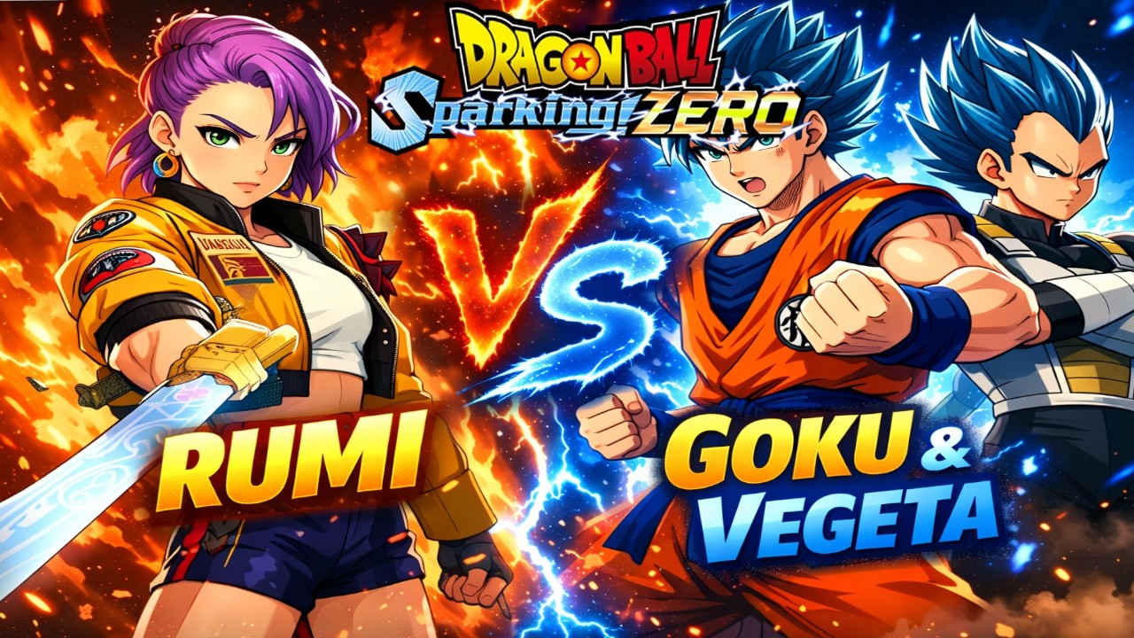 La Batalla Nunca Antes Vista Rumi VS Goku & Vegeta Dragon Ball Sparking Zero