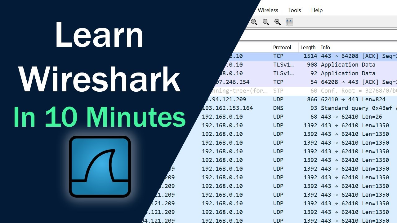 Изучите Wireshark за 10 минут — Учебное пособие по Wireshark для начинающих