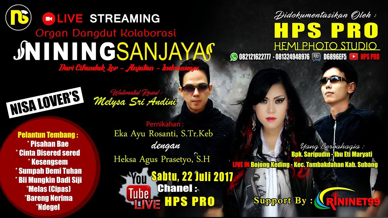 Live Streaming Organ Kolaborasi NINING SANJAYA | MALAM 2