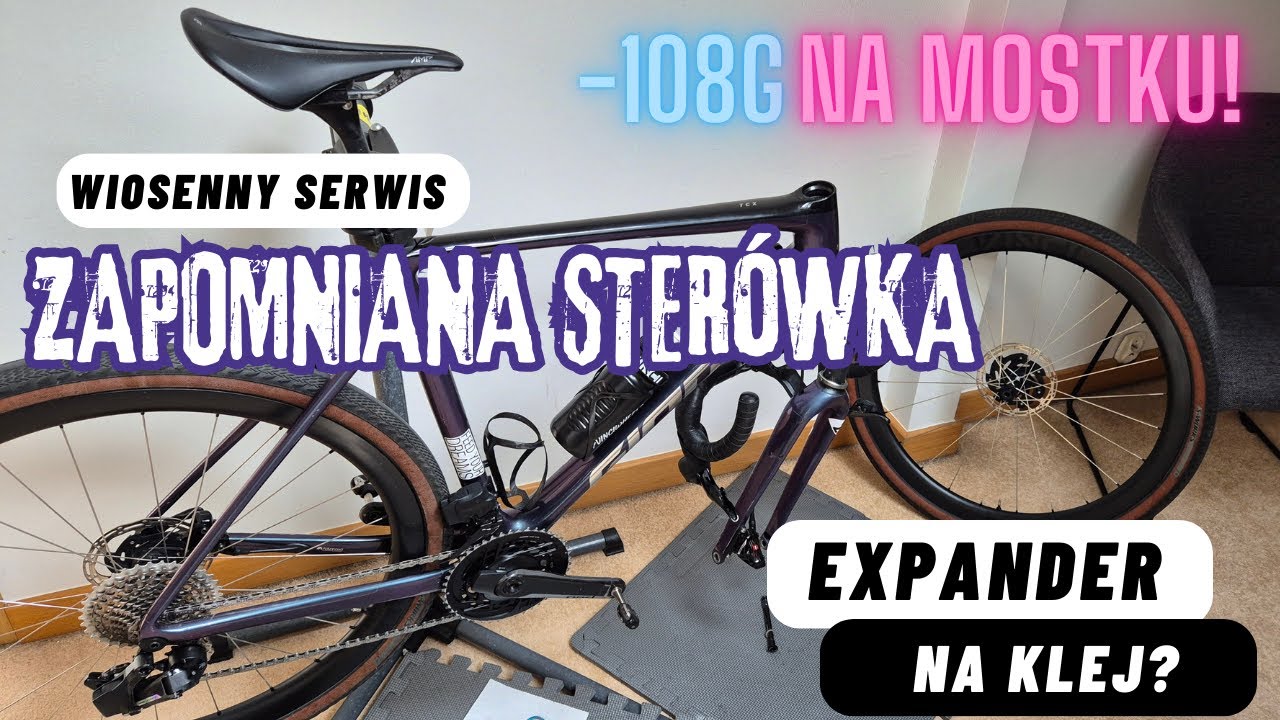 Jak przeserwisowac łożyska sterowe i mostek w rowerze gravelowym lub szosie przed sezonem?