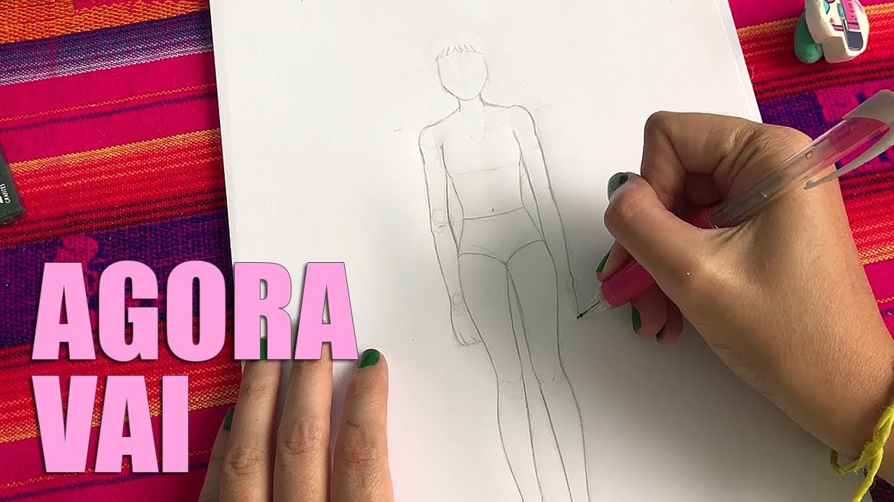 COMO DESENHAR CORPO FEMININO | Nath Araújo