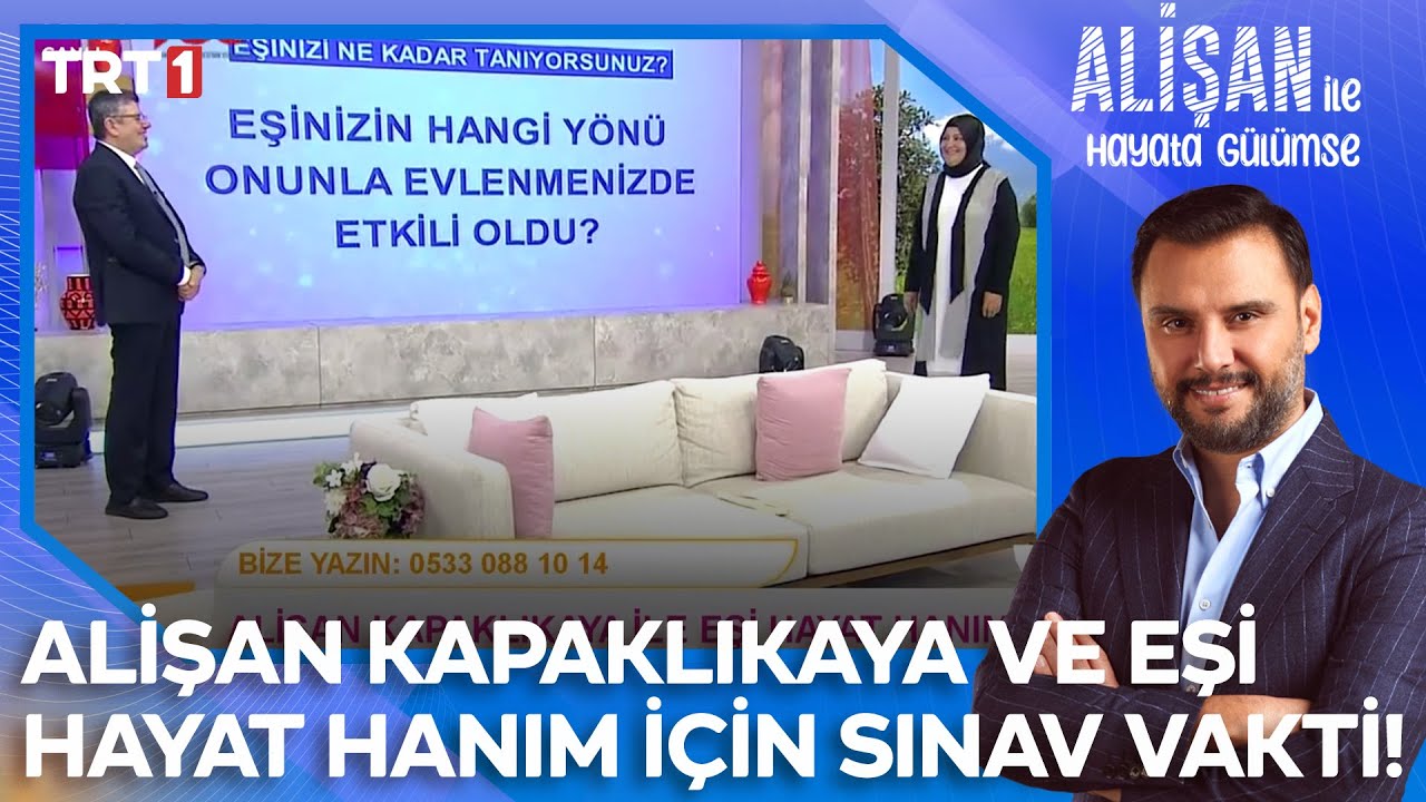 37 yıllık çift birbirini ne kadar iyi tanıyor? | @AlisanileHayataGulumseTRT