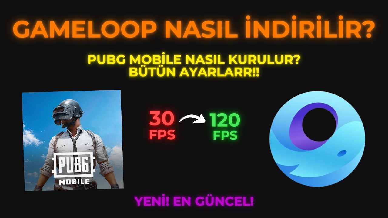 PUBG MOBİLE BİLGİSAYARDA NASIL İNDİRİLİR❓ GAMELOOP NASIL İNDİRİLİR❓BÜTÜN AYARLAR✅ | YENİ & GÜNCEL