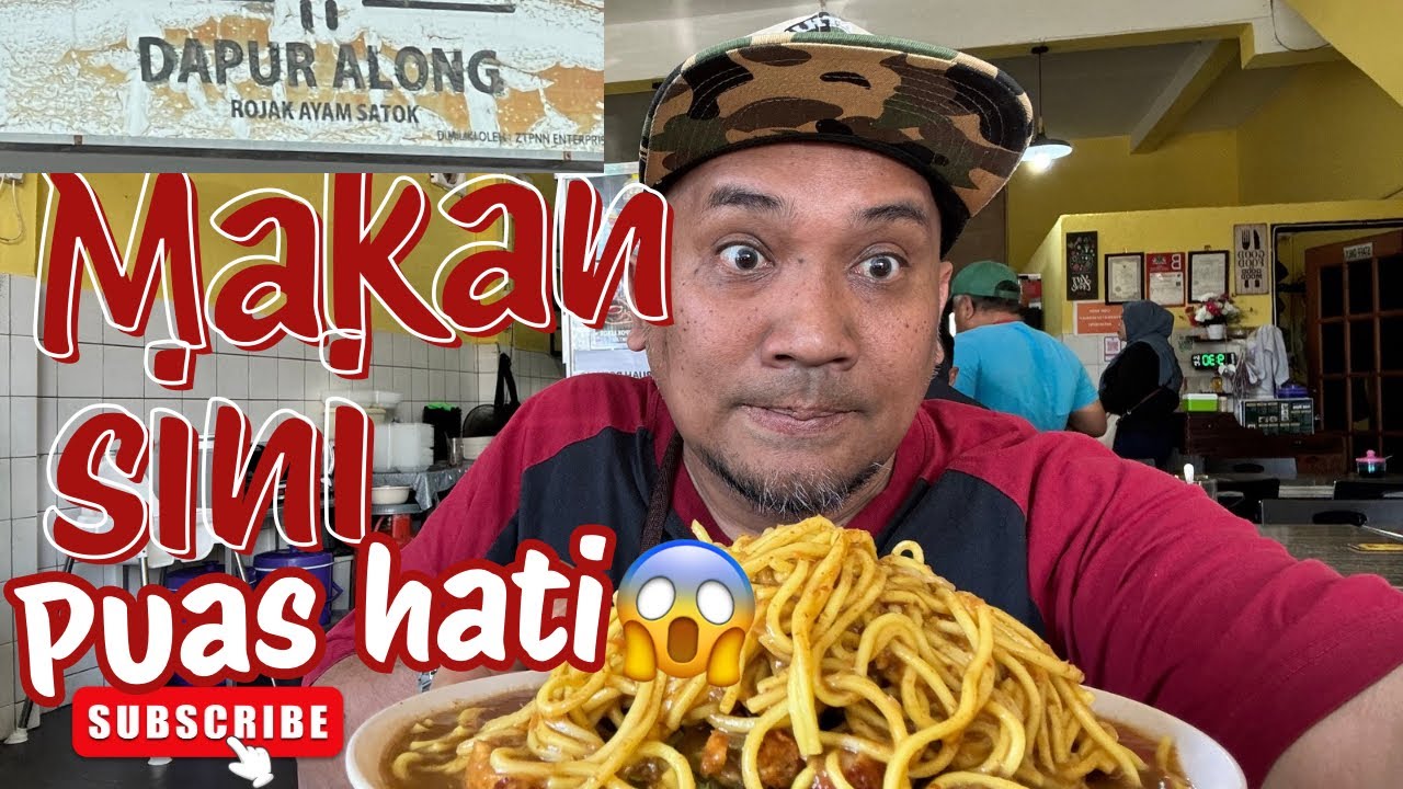 GILALAH!!!😱PORTION BESAR ROJAK AYAM DI DAPUR ALONG SATOK