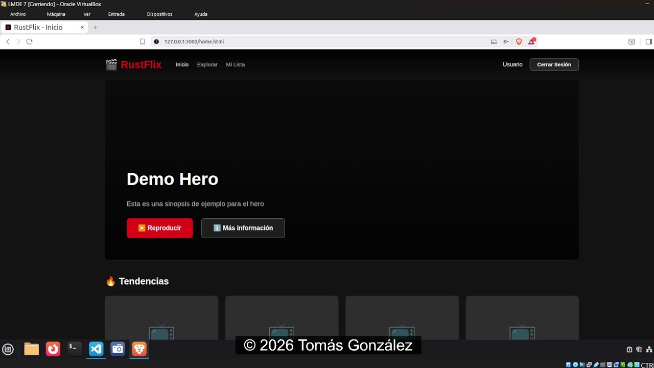 Clon de Netflix en Python (Directo 5) | Frontend en marcha: UI, consumo de API y catálogo