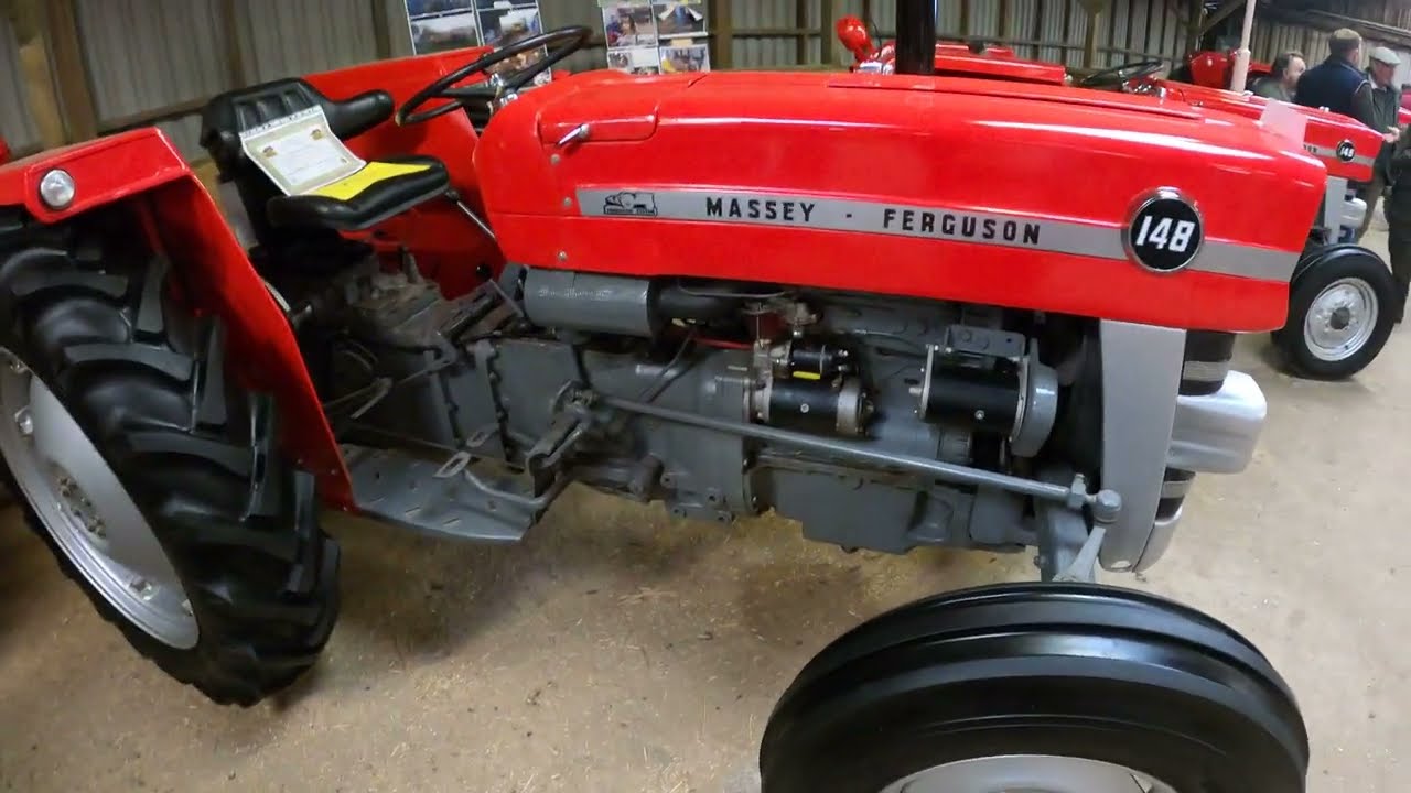 1975 Massey Ferguson 148 2.5 Litre 3-Cyl Diesel Tractor (49 HP)