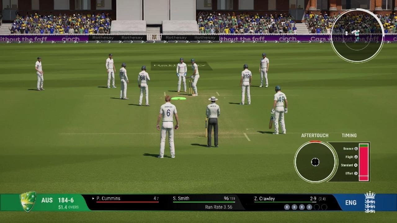 Ashes 2nd test lords lesd by 44
