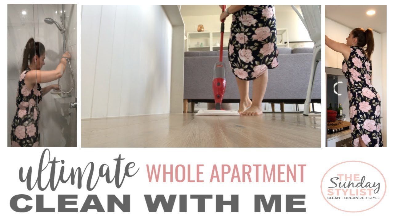 ALL DAY CLEAN WITH ME - ULTIMATE WHOLE APARTMENT CLEANING MOTIVATION 2020 || THE SUNDAY STYLIST