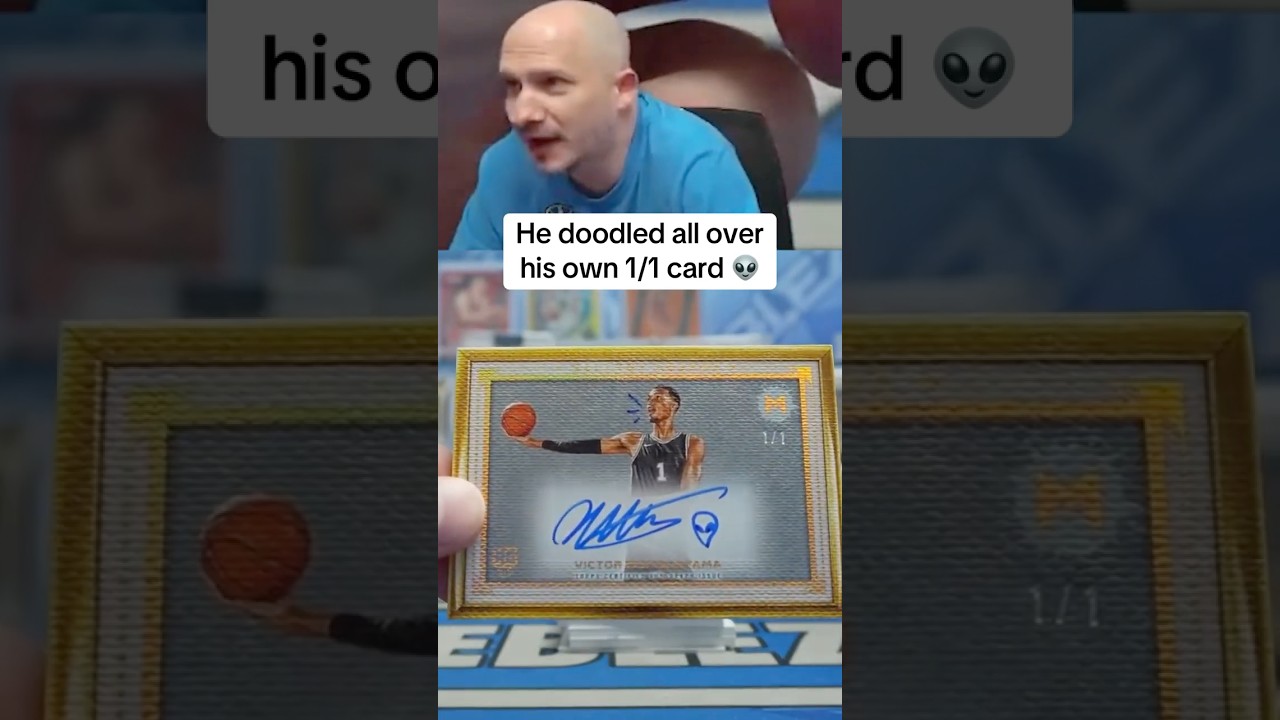 HE DOODLED ALL OVER THE 1/1 CARD?!? ✏️🤯