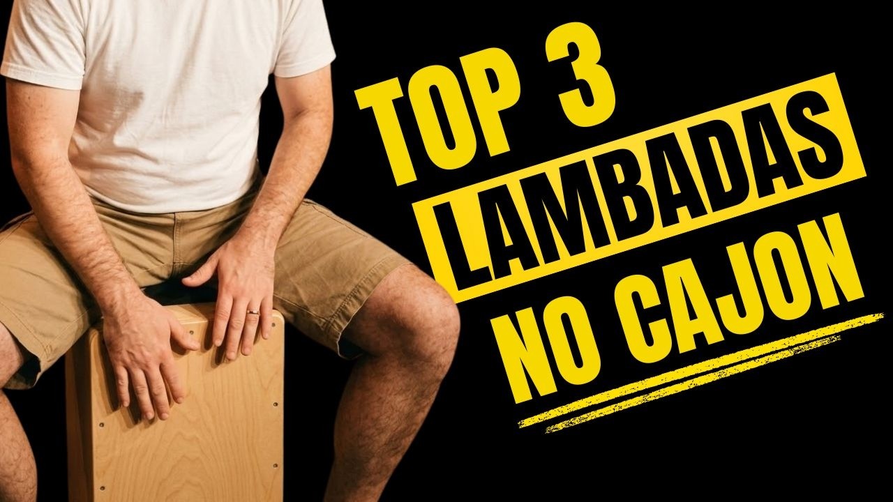 Como TOCAR LAMBADA no CAJÓN com 3 Levadas | ANDRÉ PASSOS 