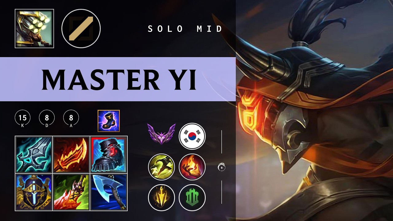 Master Yi Mid vs Sylas - KR Master Patch 26.03