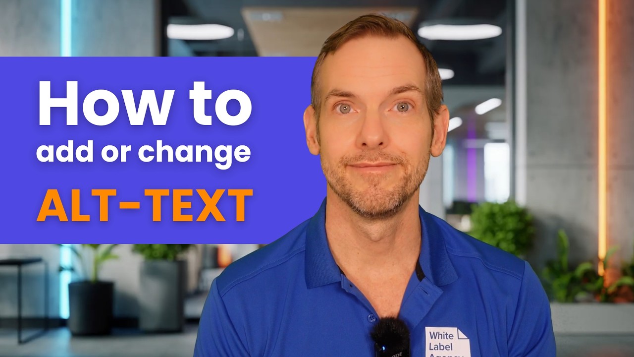 How to add or change ALT TEXT in the WordPress Dashboard