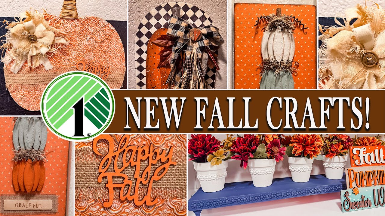 EASY DOLLAR TREE FALL CRAFTS YOU CAN MAKE FAST!