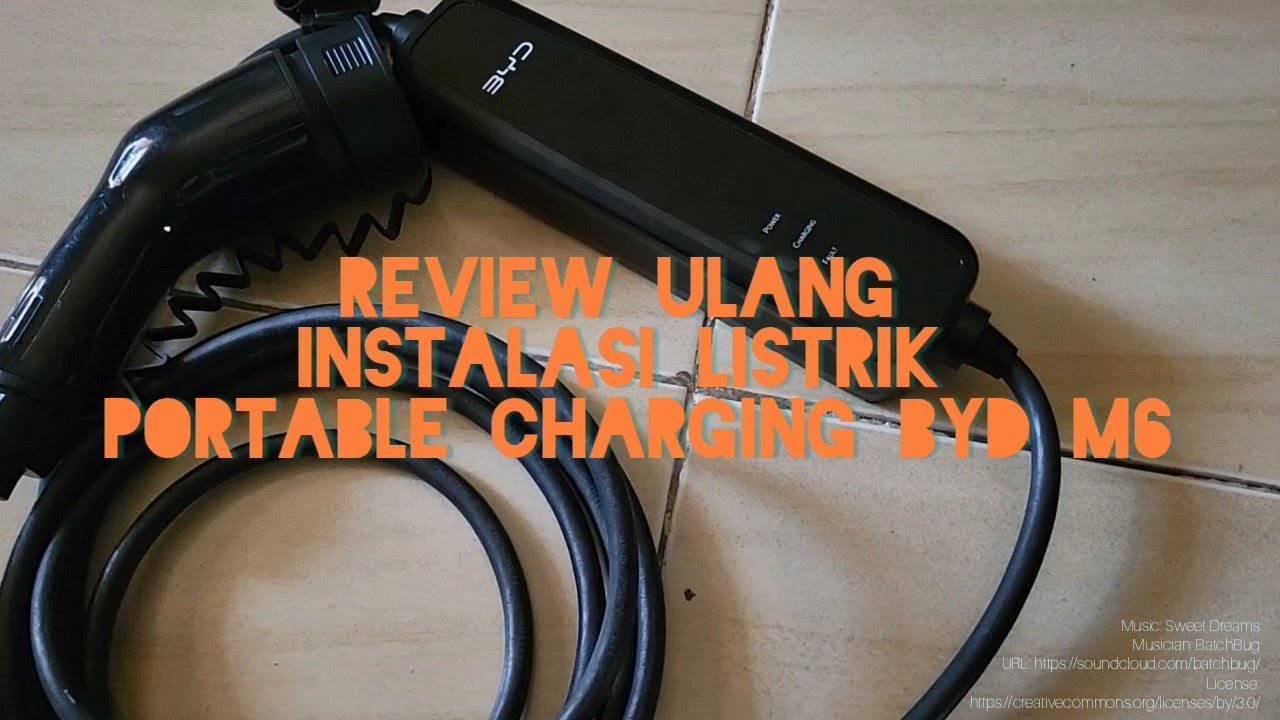 Instalasi Listrik Rumah untuk Portable charging BYD M6