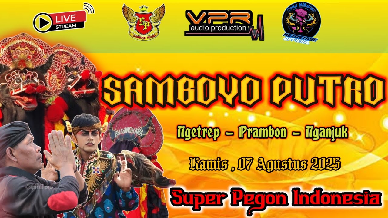 Live jaranan Samboyo Putro di Ngetrep Prambon Nganjuk feat VPR Audio