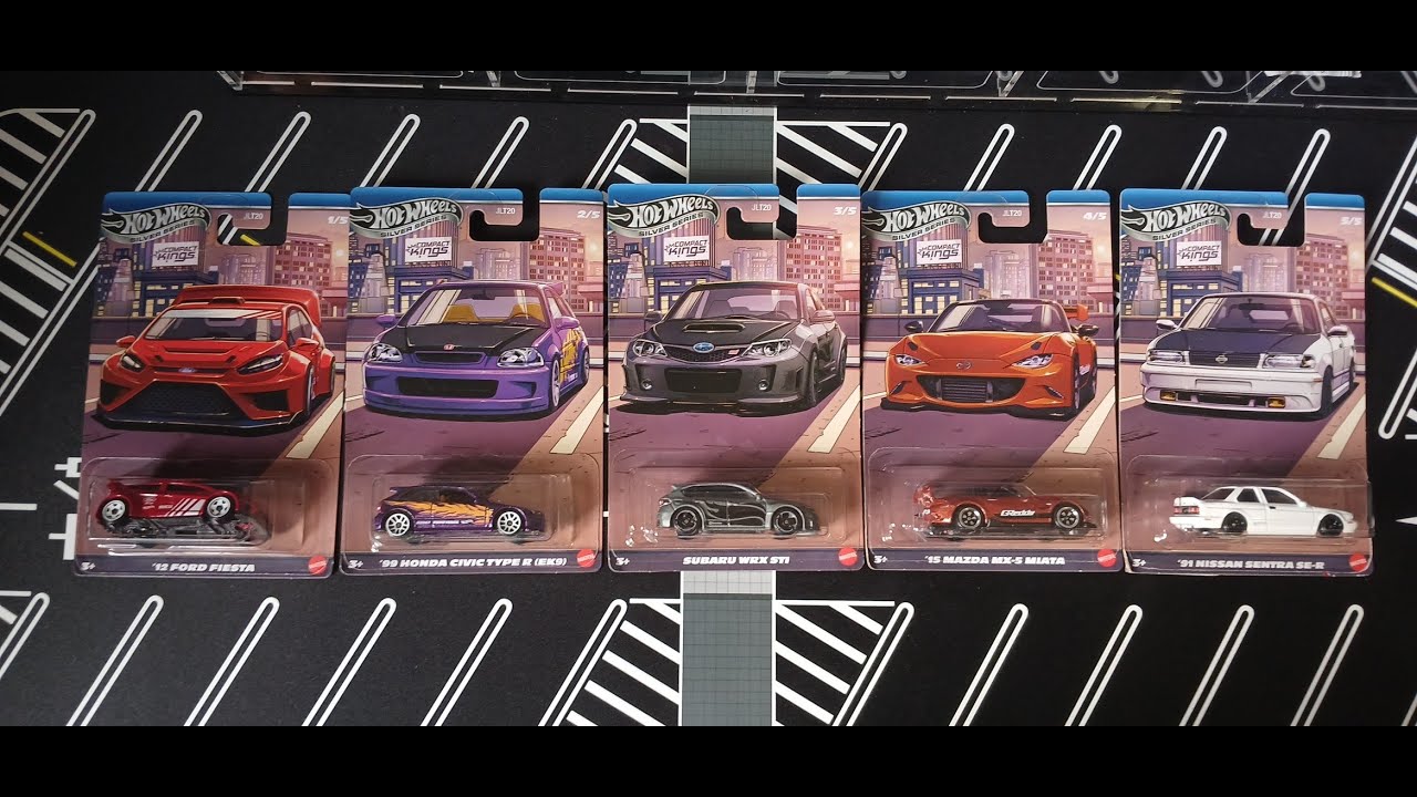 Unboxing Hot Wheels Silver Series Compact Kings 2025