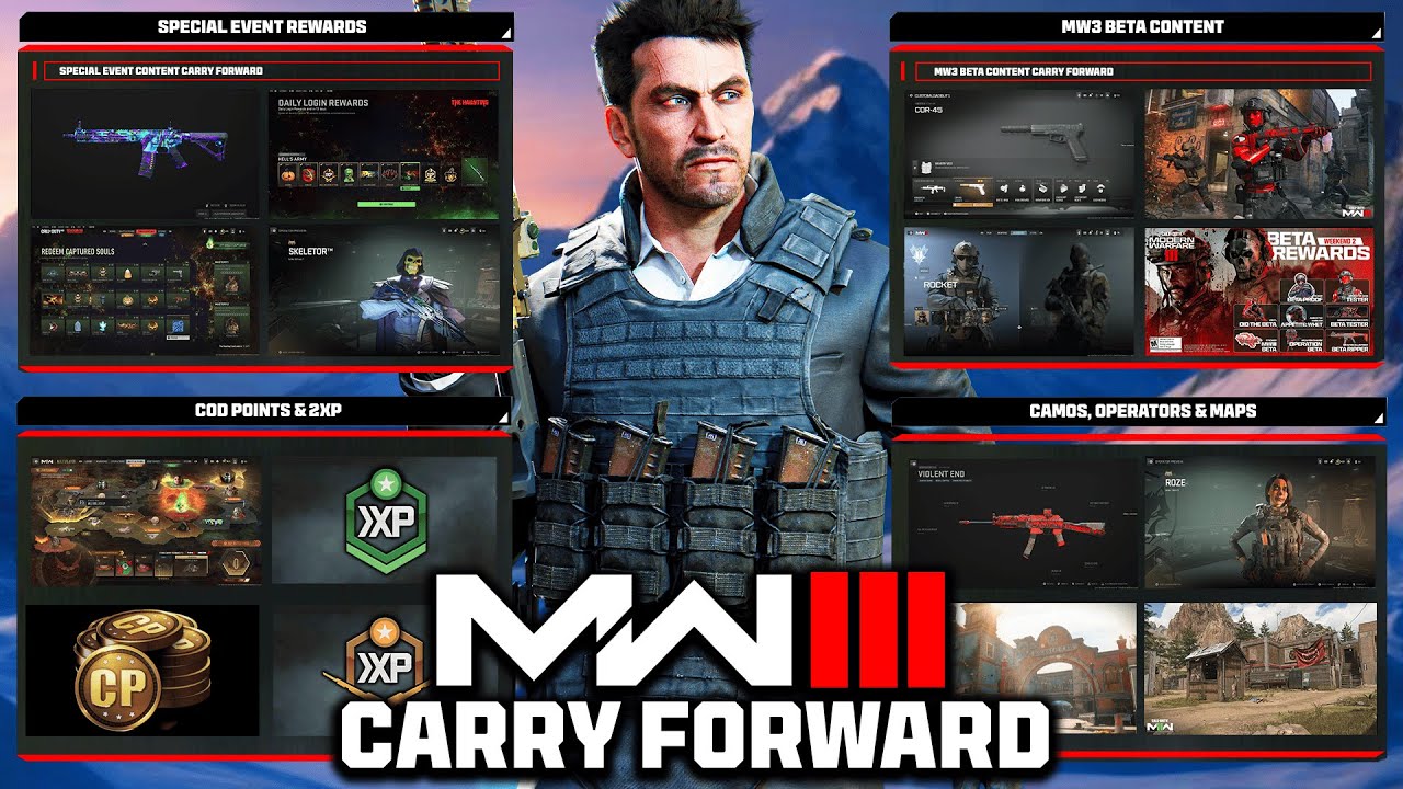 ALL CONTENT Modern Warfare 3 Will & Will Not Transfer Over! (Full Carry Forward Guide)
