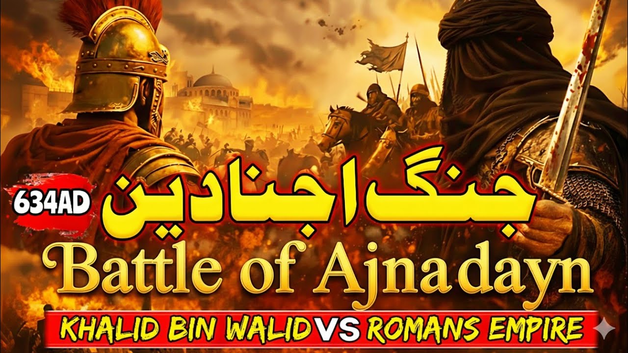 Battle of Ajnadayn 634 AD | First Major Muslim Victory Against Byzantines | Jang-e-Ajnadayn |