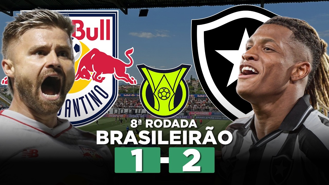 BOTAFOGO BATE O BRAGANTINO E VOLTA A VENCER NO BRASILEIR&Atilde;O! BRAGANTINO 1 x 2 BOTAFOGO