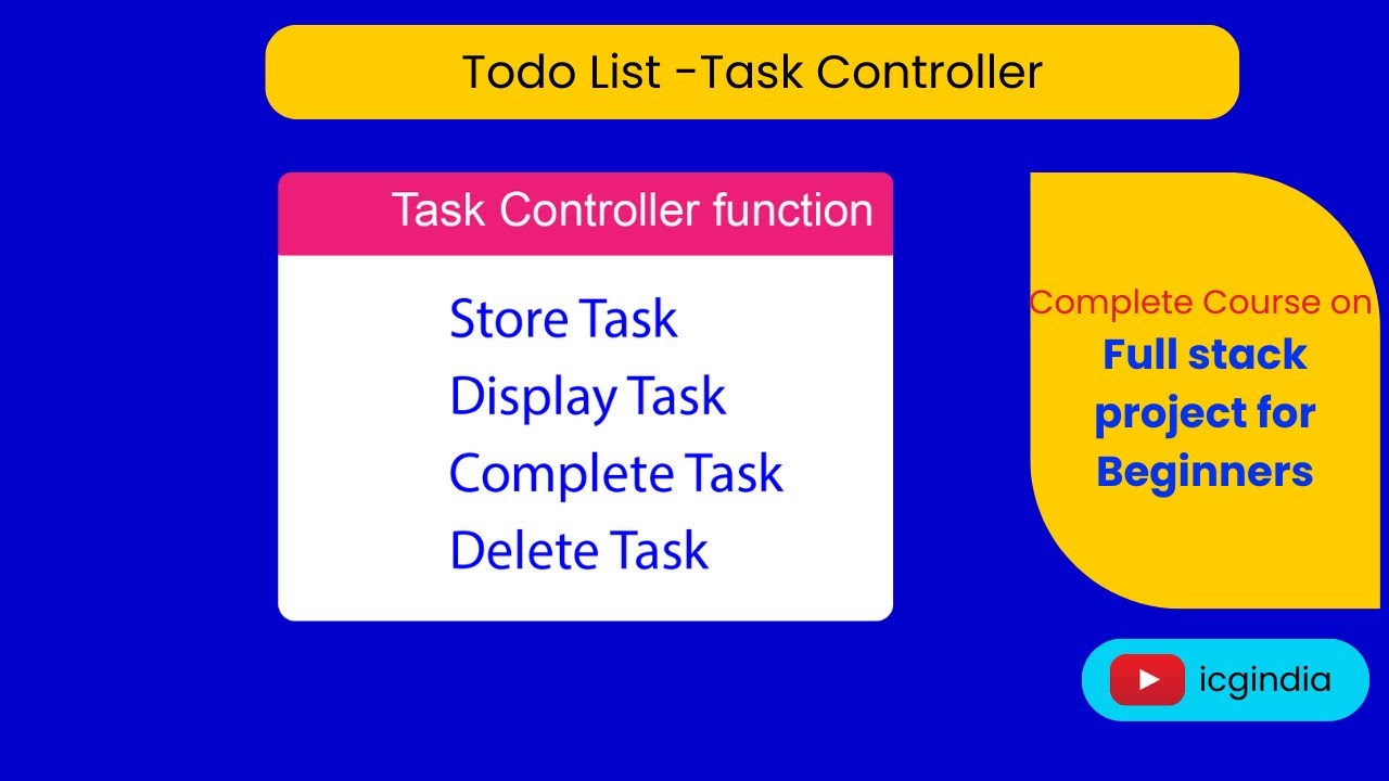 Todo App (7/7) |  Backend Task Controller | Laravel , Postgresql