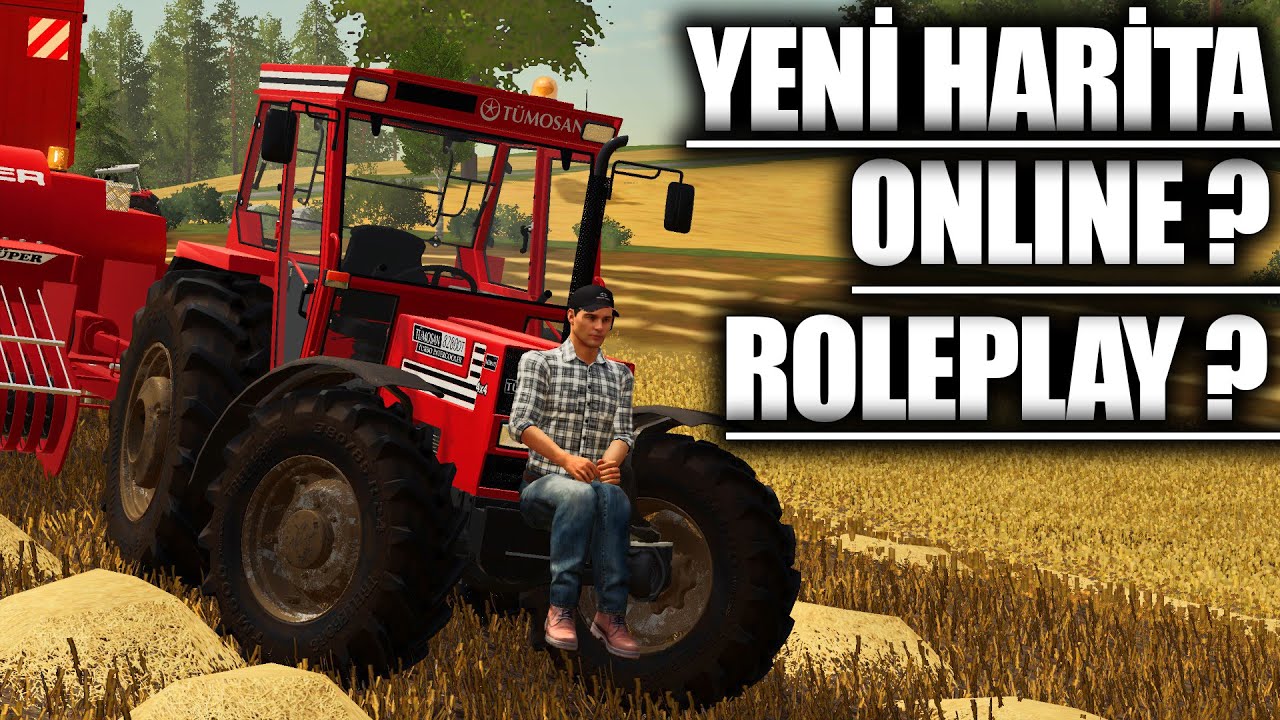 YENİ HARİTA VE ONLINE VE ROLEPLAY VE ERDAL AMCA :) / FARMING SIMULATOR 2019
