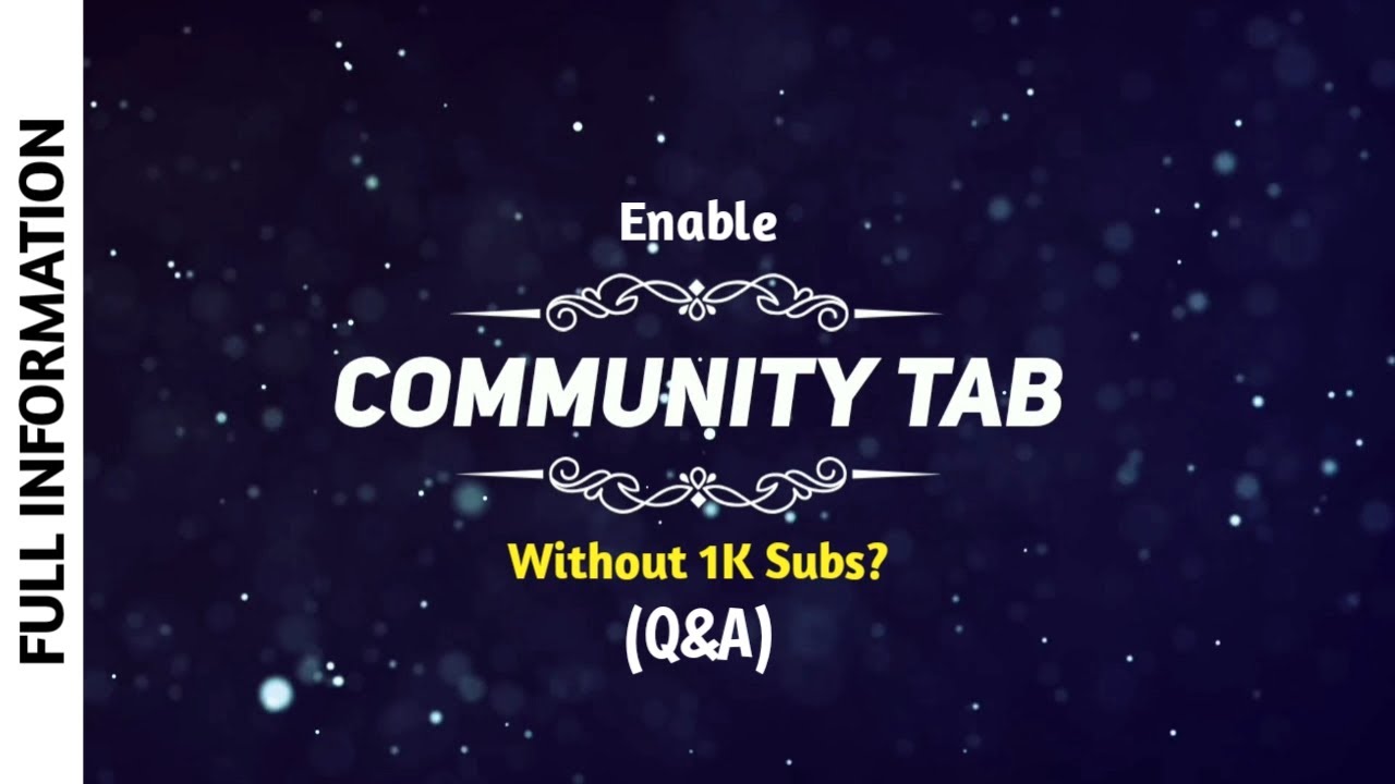 Can We Enable Community Tab On Youtube Without 1k Subscribers | IS IT POSSIBLE❓ | Hacks Wacks Q&A