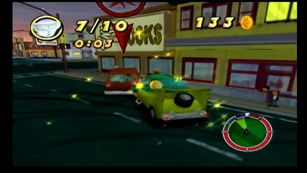 Simpsons hit and run ps2 Parte 18