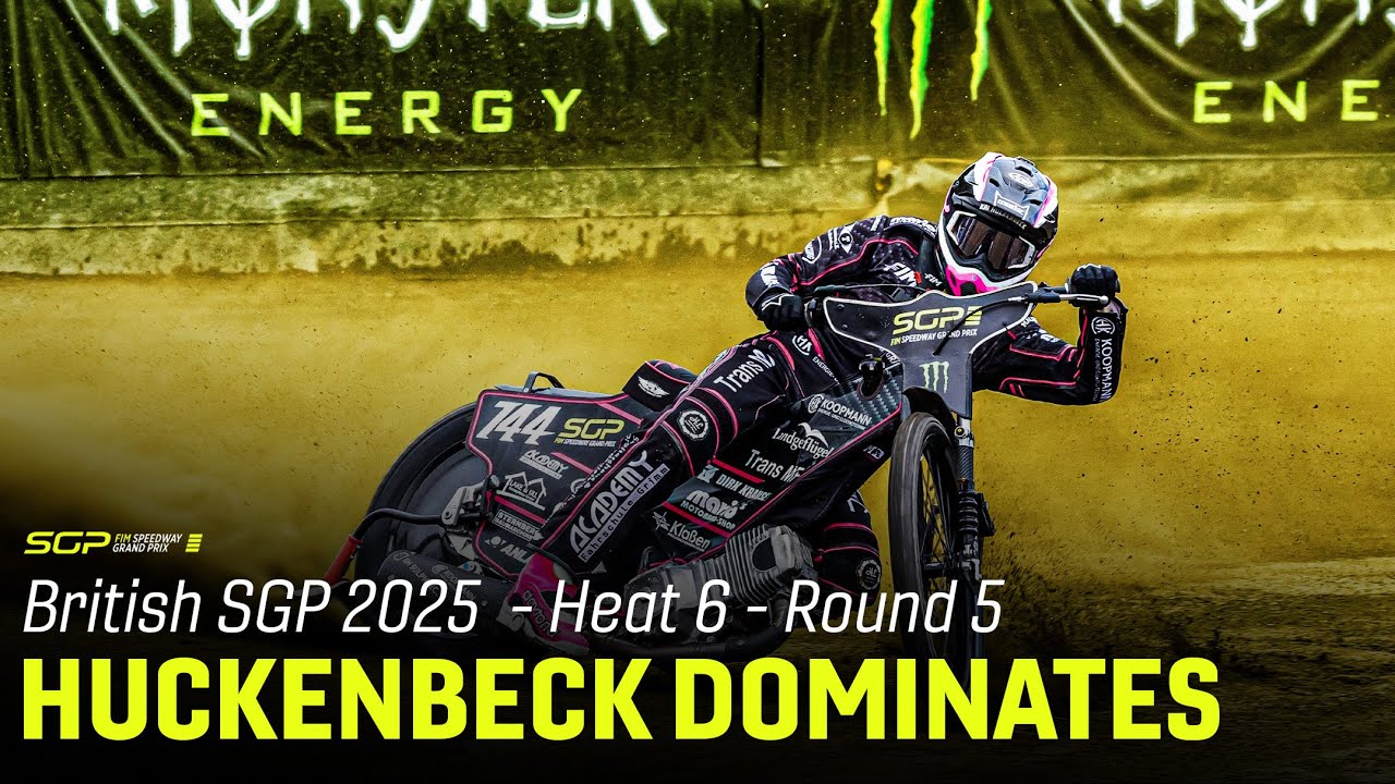 Huckenbeck dominuje w 6. biegu 🔥 2025 BritishSGP 🇬🇧 | FIM Speedway Grand Prix