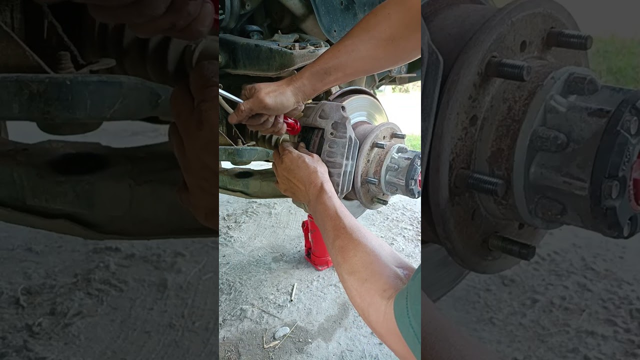 tukar brake pads Toyota SR LN 166