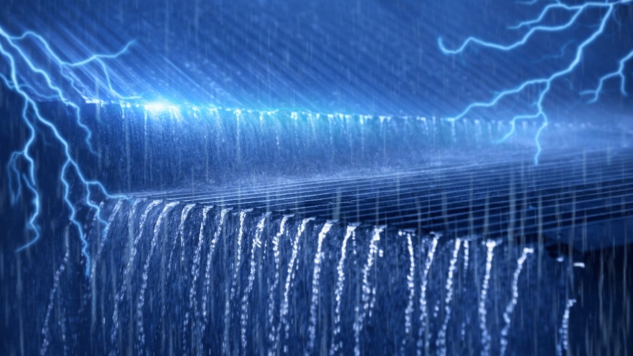 Fall into Sleep in 3 Minutes with Heavy Rain & Thunder Intense Sounds on Tin Roof - REAL RAIN🌧️