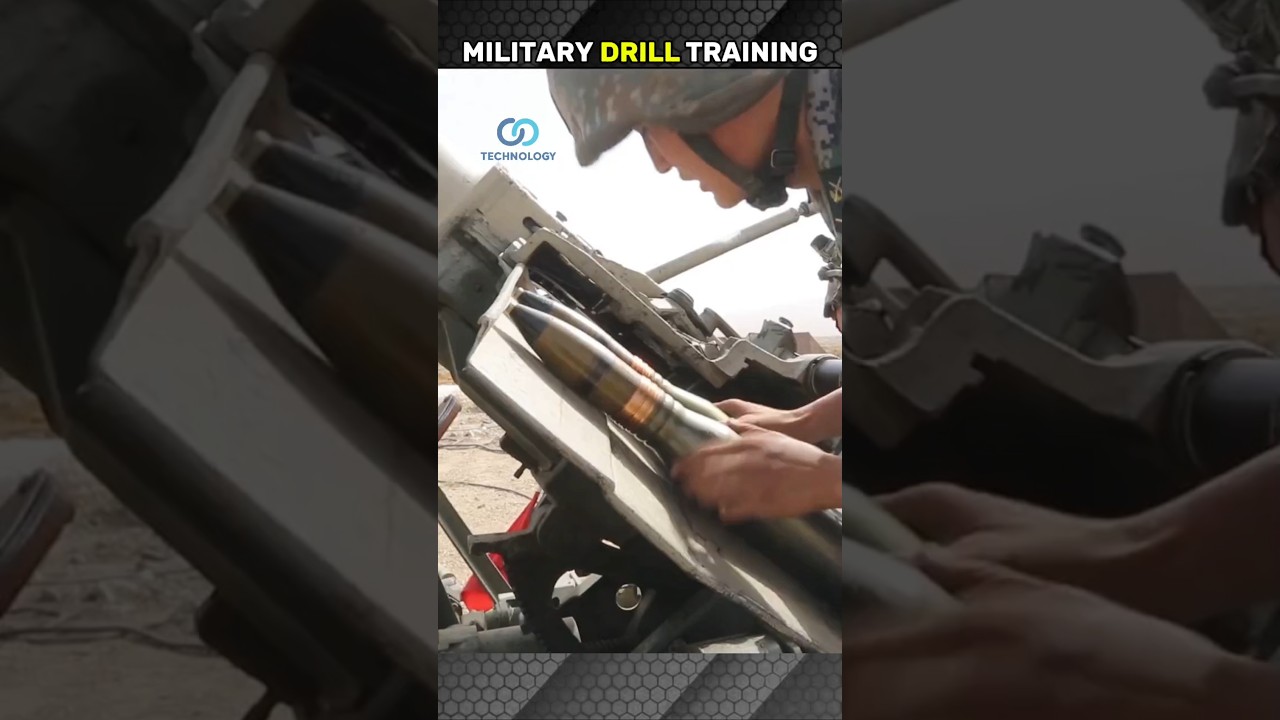 AZP S-60 & Type 90 Military Drill Training