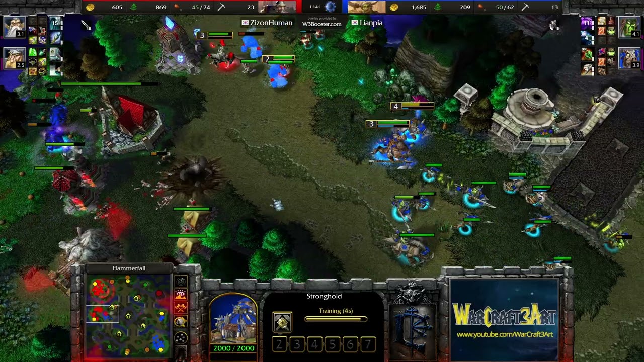 Lyn(ORC) vs Chaemiko(HU) - Warcraft 3: Classic - RN8911