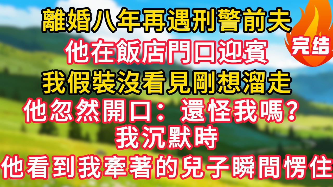 離婚八年再遇刑警前夫，他在飯店門口迎賓，我假裝沒看見剛想溜走，他忽然開口：還怪我嗎？我沉默時，他看到我牽著的兒子瞬間愣住！#生活經驗#情感故事#故事#小說#情感#婚姻#深夜淺讀 深夜淺讀#說故事