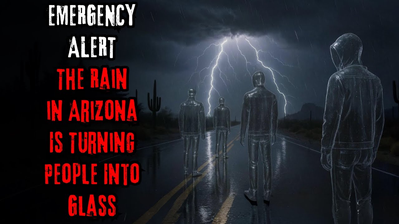 "EMERGENCY ALERT: The Rain in Arizona Is Turning People Into Glass" Creepypasta