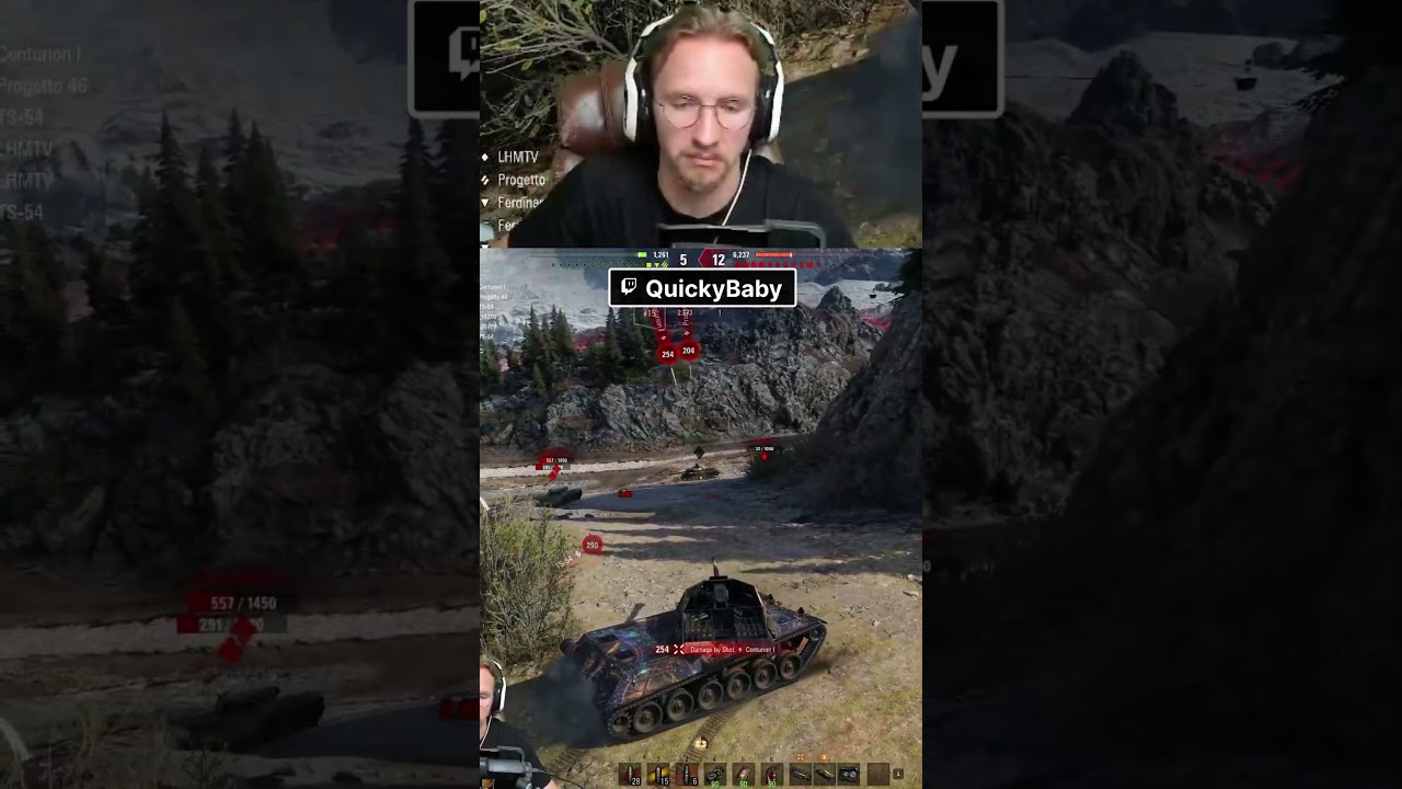Of Course… Ghost Shell at the Worst Possible Moment 😭 feat Quickybaby [World of Tanks]