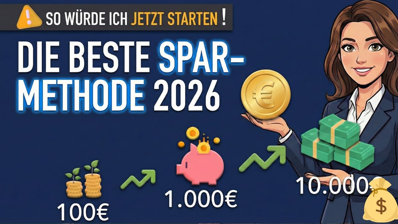 Anleitung: Die BESTE Sparmethode 2026 - SO w&uuml;rde ich JETZT starten!