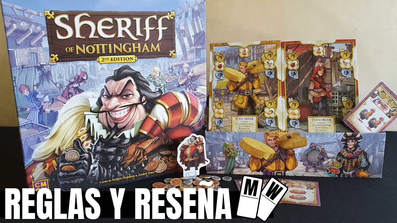 Lo que necesitas SABER de SHERIFF OF NOTTINGHAM - Juego de mesa - REGLAS y RESEÑA