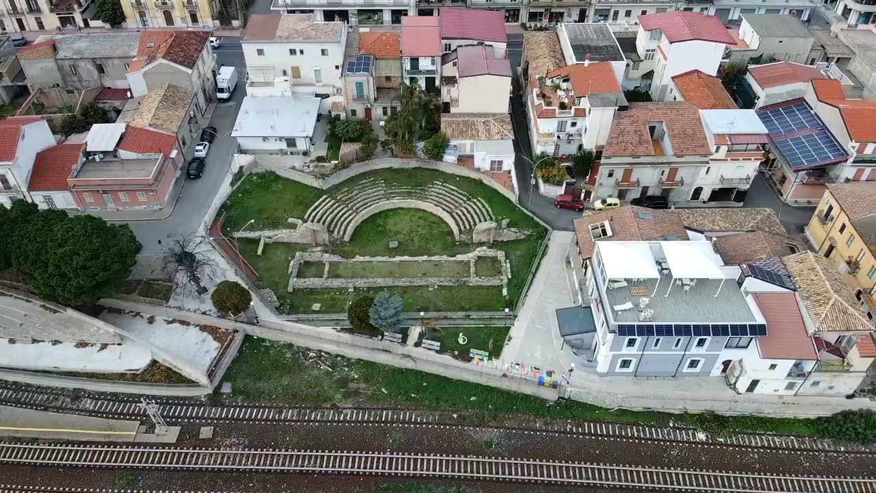 Marina di Gioiosa Ionica vista dal drone. (Reggio Calabria)