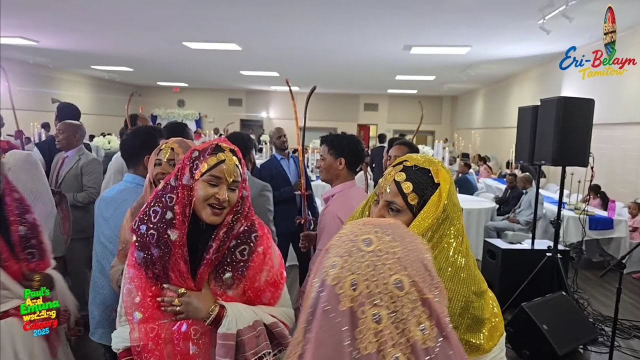 ERI-BELAYN TAMITOW POULOS AND EMUNA WEDDING TRADITIONAL KEBERO AND SONG 2025 CALGARY 