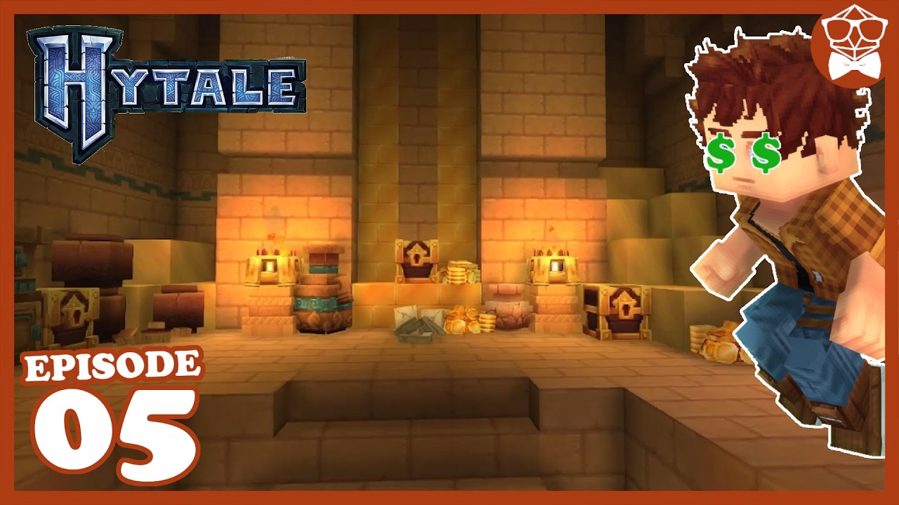 Hytale Ep 5 – I Found a Secret Desert Temple FULL of Loot!