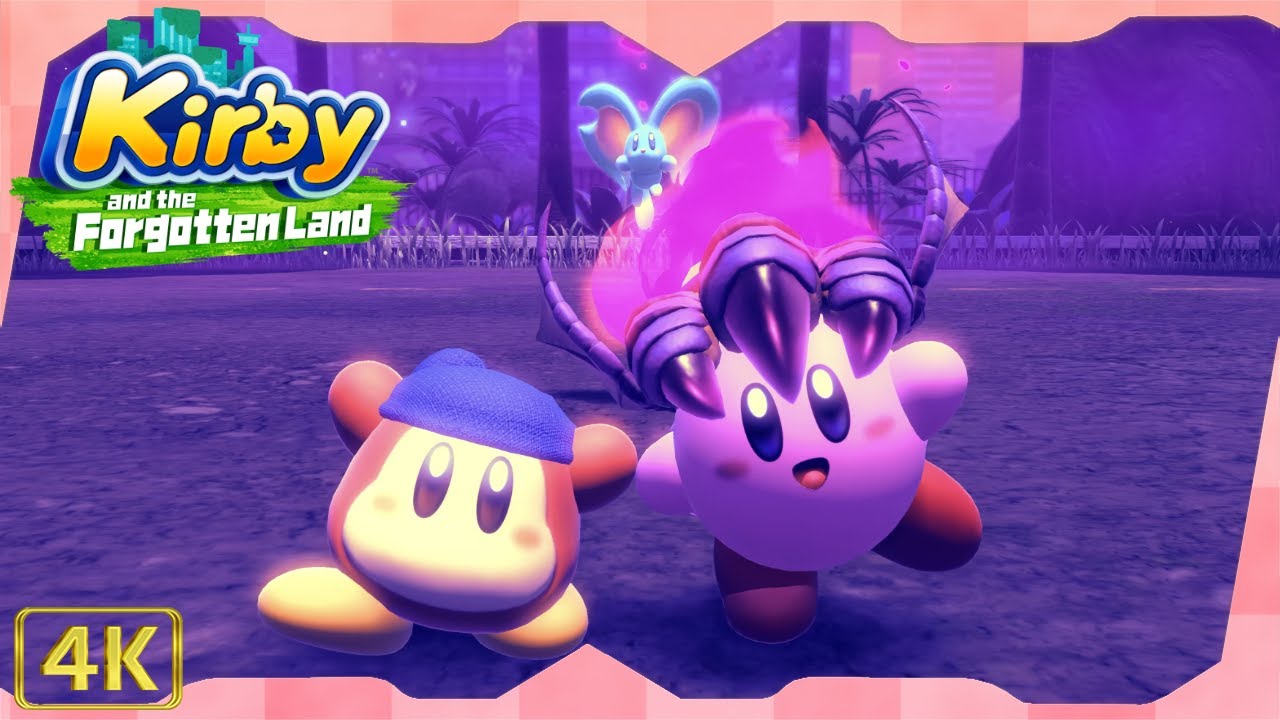 Kirby and the Forgotten Land for Switch ⁴ᴷ EX Level 1 (All Soul Pieces, 2-Player)