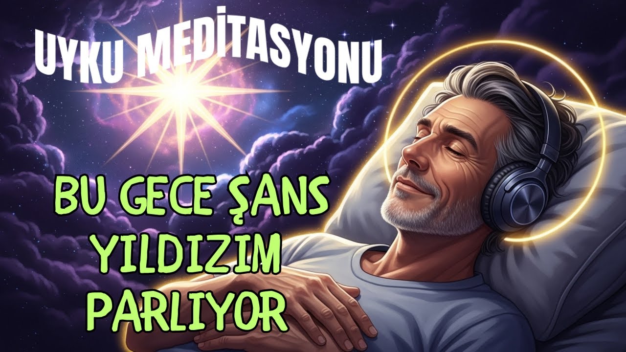 BU GECE ŞANS YILDIZIMIN ALTINDA UYUYORUM &ndash;OLUMLAMALARLA UYKU MEDİTASYONU