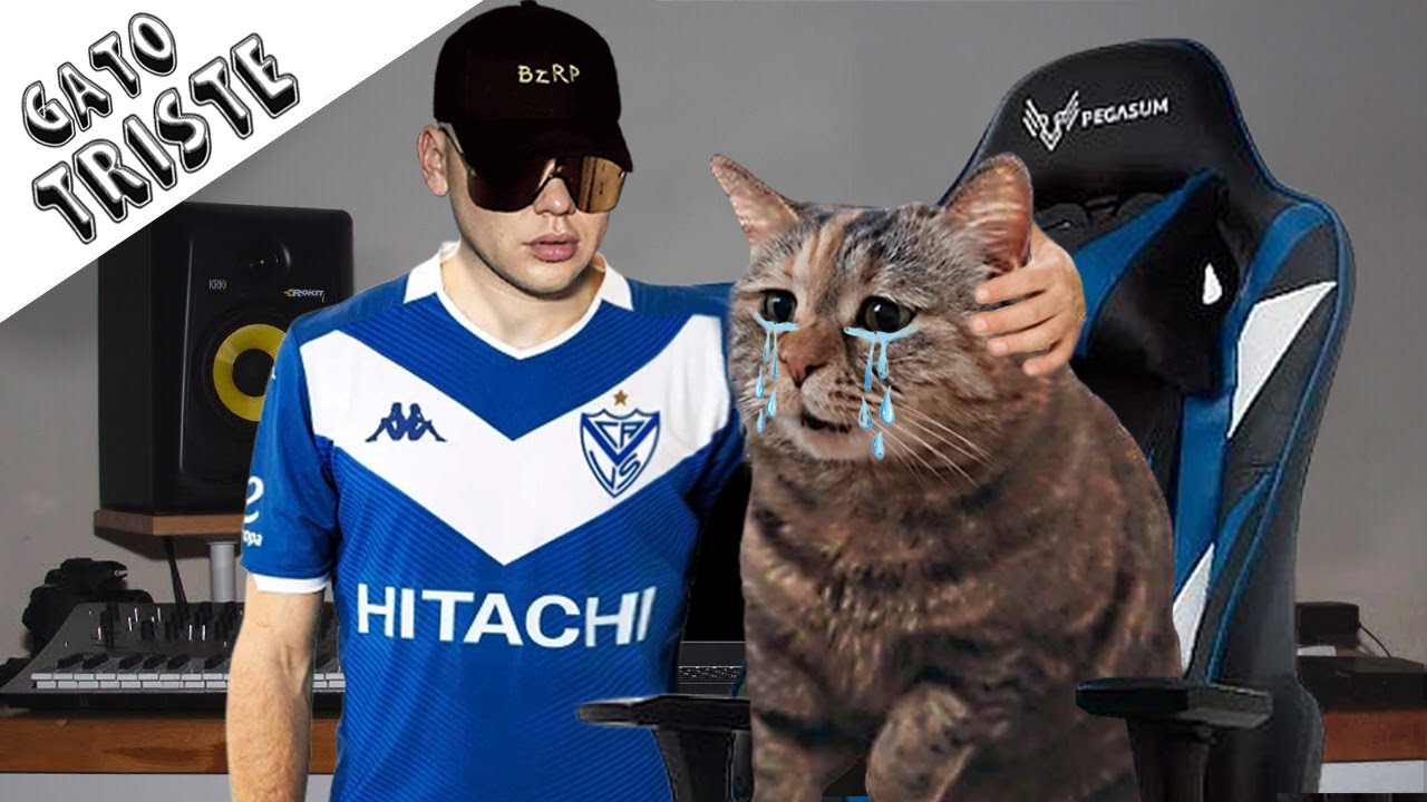 GATO TRISTE || BZRT Music Sessions #60 (Aleteo Flippy) SAD CAT Meow REMIX [YTPH]