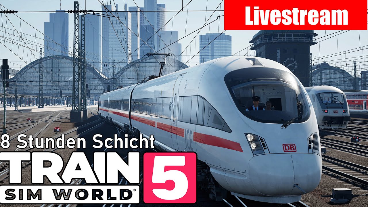 8 Stunden Schicht zwischen Frankfurt, Kassel & Würzburg / Train Sim World 5 ( TSW 5 )